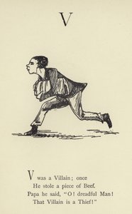 文字V 作： Edward Lear